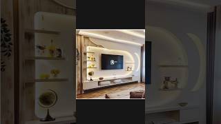 TV unit design for living room ♥️♥️💡💡💡trending yt shorts viral home design [upl. by Sigismond]