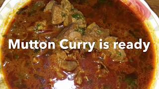 Mutton Curry Recipe  mutton masala Homestyle Mutton Curry  Spicy Mutton Curry  faabb galaxy [upl. by Semmes]