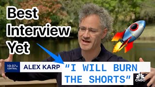 ALEX KARP PROMISES TO BANKRUPT SHORT SELLERS [upl. by Reyam]