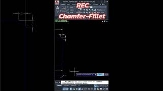 100 คีย์ลัด AutoCAD คำสั่งที่ 15 RECChamferFillet AutoCAD คีย์ลัดAutoCAD [upl. by Mapes]