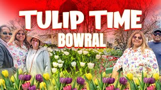 🌷 Exploring Tulip Time Flower Festival in Bowral 🌸  Chilly Day Beautiful Blooms ❄️ [upl. by Algar224]