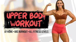 Upper Body Dumbbell Workout PLUS ABS BURNOUT  Stronger  Day 2 [upl. by Ermanno731]