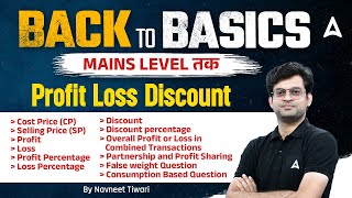 Profit Loss and Discount  Quants for Bank Exams 2024  Quants By Navneet Sir [upl. by Eanehs]