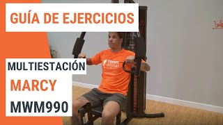 GUÍA de EJERCICIOS  MULTIGYM MWM990 Compact Home Gym 🏋️‍♀️ [upl. by Joly]