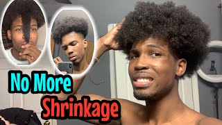 5 Super Easy Ways To Stop Hair Shrinkage   How To Stop Shrinkage [upl. by Auhsoj]