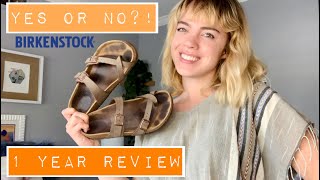 Birkenstocks Pros amp Cons  1 year review  still in style  Nicole Gillian [upl. by Nickey]