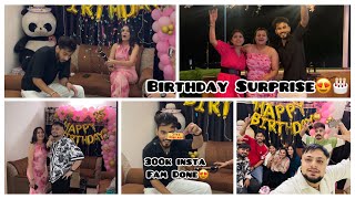 Bille ne Apni Saheli Nu Dita Birthday Surprise😍  300k Complete Di Khushi😍  Vlog Late Hogya Thori😂 [upl. by Buckden839]