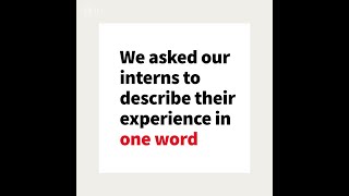 JLL Interns Describe Their Experience in One Word [upl. by Archie]