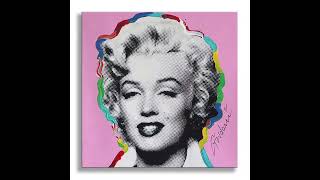 Homage to Marilyn Monroe  Marilyn Forever  Original Painting by Gardani Pop Art [upl. by Eigroeg584]