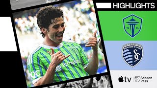 Seattle Sounders FC vs Sporting Kansas City  Full Match Highlights  September 15 2024 [upl. by Vonny705]