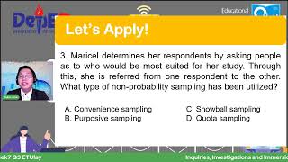 CH 3  Inquiries Investigations and Immersion  Quantitative [upl. by Elsey205]