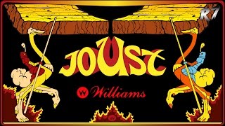 Joust  1982  Arcade  Gameplay  HD 720p 60FPS [upl. by Elyrpa]