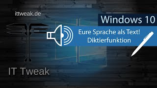 Windows 10  Diktierfunktion Sprache zu Text egal wo sehr hilfreich ✔ [upl. by Abernathy]