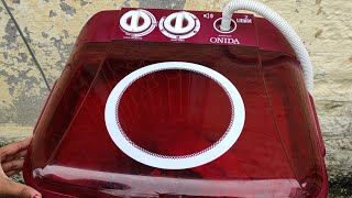 Onida Liliput 7Kg Washing Machine Demo and Review in Telugu  Fully Manual Washing machine [upl. by Atelra827]