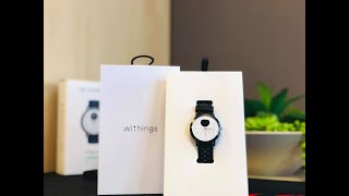 Withings Steel HR MultiSport hibrid okos óra unboxing [upl. by Richie]