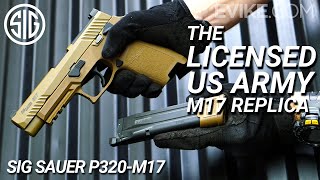 The Licensed US Army M17 Replica  SIG Sauer P320 M17 GBB Pistol Review [upl. by Kreiner]