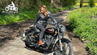 Royal Enfield Bullet 350  review while riding after a month or so [upl. by Obau]