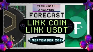 linkusdt linkcoin today signals amp technical analysis for 1 September 2024 [upl. by Frohman524]