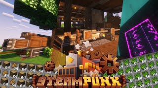 Building A Kelp And Wood Farm With Create In Create Steampunk  Surviving In Create Steampunk  2 [upl. by Thanh]