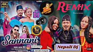 Sannani  sannani dj  Africa New Nepali Lok Song 2080  Nepali Dj  New Nepali Song 2023 [upl. by Eus]