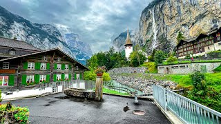 Lauterbrunnen Village  A Paradise on Earth 🇨🇭 Switzerland 4K [upl. by Moretta]