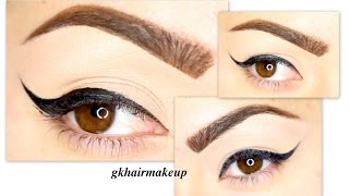 Eyeliner Liquid und Gel Deutsch  gkhairmakeup [upl. by Charmane]