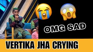 Vertika Jha Crying After Saumya and Chitrakshi Elimination  India best dancer season 4 [upl. by Arec]