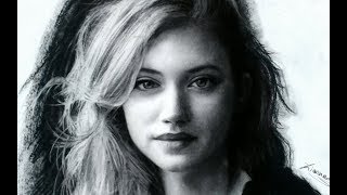 This is why you should use charcoal  Portrait Girl  FREE Art Tutorial link in desc [upl. by Kent]