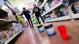 WALMART PINGPONG TRICK SHOTS [upl. by Asilrahc414]