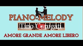 Piano  melody Il Guardiano del Faro quotAmore grande amore liberoquot [upl. by Brennen397]