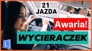 Awaria wycieraczek podczas szkolenia Nauka jazdy [upl. by Neyr]