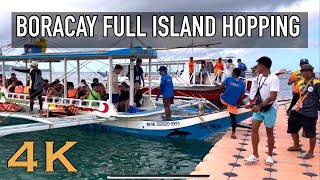 Boracay Island Full Island Hopping Tour  Philippines Tourism  Walking Tour  Real Life Tour [upl. by Brianna]