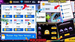 Rooter 🔥 New Version  How To Download  Use Rooter Aap New Version Diamond kaise le karen [upl. by Enia]