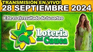 LOTERÍA DEL CAUCA Resultado LOTERIA DEL CAUCA del sábado 28 de septiembre 2024 [upl. by Valery620]