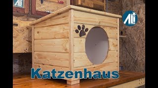 ✅ Katzenhaus selber bauen Teil 1 [upl. by Badger323]