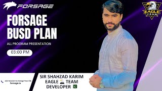 Forsage Busd Complete Plan By Sir Shahzad Karim Forsage in Pakistan [upl. by Guimond]