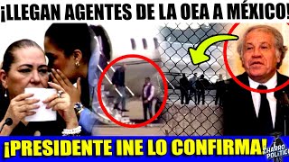 SIN PERMISO ENTRA COMITIVA DE LA OEA A MÉXICO LOS AGARRARON EN EL AEROPUERTO ¡INE CONFIRMA [upl. by Eniamzaj]