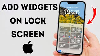 How To Add Widgets On Lock Screen iPhone  Full Guide [upl. by Princess]