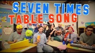 Seven Times Table Song Cups by Anna Kendrick Cover with Classroom Instruments [upl. by Reeher691]