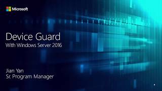 Device Guard in Windows Server 2016 [upl. by Ynnatirb]