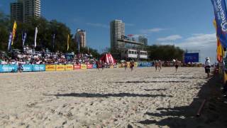 2011 Aussies Open Mens Beach Sprint Semi Final two [upl. by Svensen15]