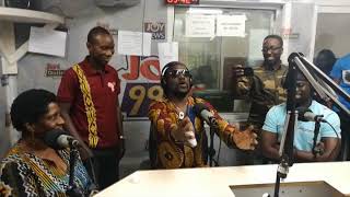 Freddie Meiwey Sings Zoblazo on AU Day at Joy FM [upl. by Ethelred]