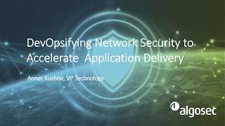 DevOpsifying Network Security AlgoSec  Ansible Demo [upl. by Assenab]