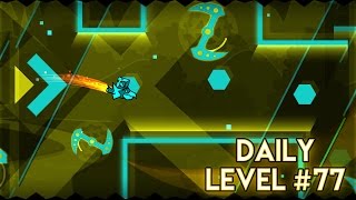 DAILY LEVEL 77  Geometry Dash 21  quotDefluxquot by Lemons  GuitarHeroStyles [upl. by Asante]