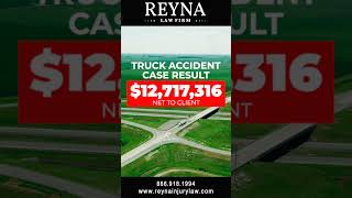 Truck Accident Injury Assistance is always just one call away at Reyna Law Firm [upl. by Sitarski334]