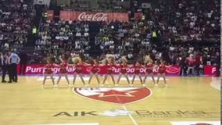 Kk Crvena Zvezda Cheerleaders  Red Passion Fly Finale Aba Lige 2017 [upl. by Bernice]