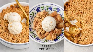 5 Minute Apple Crumble  Easy Microwave Dessert [upl. by Dickerson481]