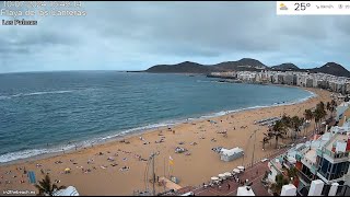 100724  Live Cams  Playa del Ingles  Maspalomas  Las Palmas  Gran Canaria  Fuerteventura [upl. by Nordek]