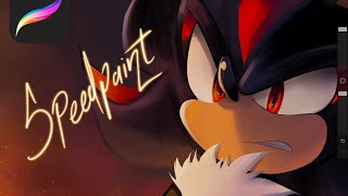 【SPEEDPAINT】 SHADOW THE HEDGEHOG [upl. by Klute154]