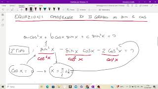 Goniometria 17 Equazioni omogenee di II grado in seno e coseno [upl. by Daahsar]